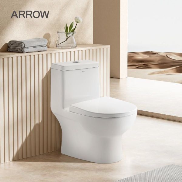 Bồn cầu một khối Arrow AG1078-1M/AB1177-A