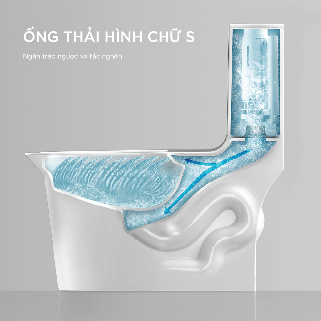 Bồn cầu một khối Arrow AB1183UM/PG015-ZPA